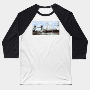 CONSTRUCTION OF TOWER BRIDGE AND THE SS RUAHINE Baseball T-Shirt